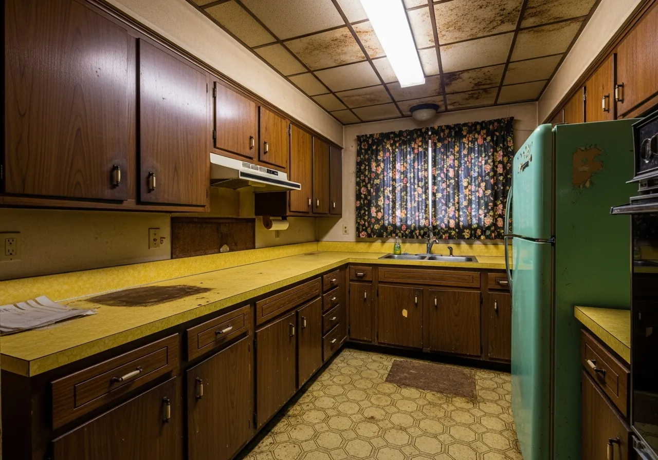 Before: Farmhouse Kitchen — Cream Shaker & Marble — Three Brothers Kitchens and Baths